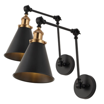 Rover 7" Adjustable Arm Metal LED Wall Sconce